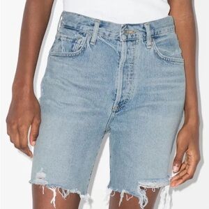 Citizens Of Humanity Blue Jean Shorts High-Rise Cut-Offs